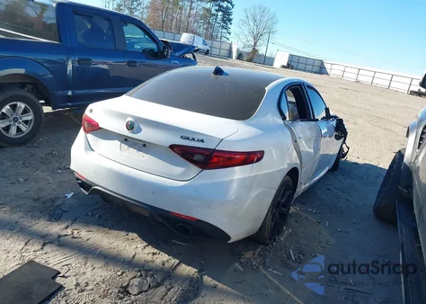 2020 Alfa Romeo Giulia Ti Sport Awd from USA, damaged, VIN ZARFANBN6L7629857